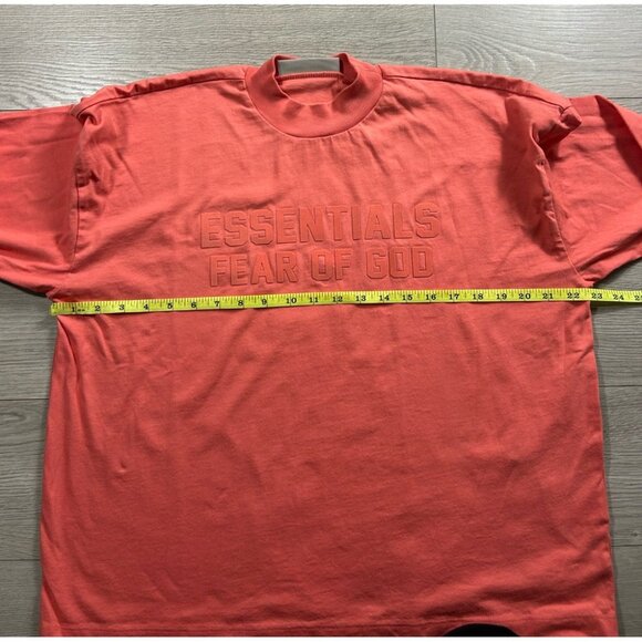 FEAR OF GOD ESSENTIALS KIDS Logo-Flocked Cotton-Jersey Long Sleeve T-Shirt - Picture 11 of 11